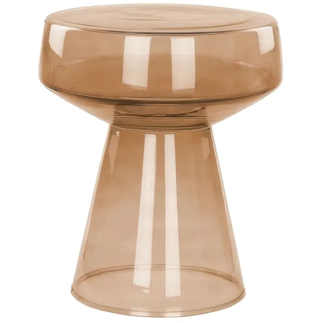 Brix Bijzettafel Bo Amber - 37x37x44cm Bruin