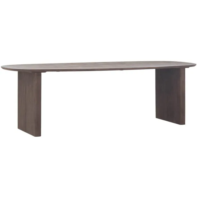 Giga Meubel Eettafel Aya - Donkerbruin Mangohout - 210x100x76cm