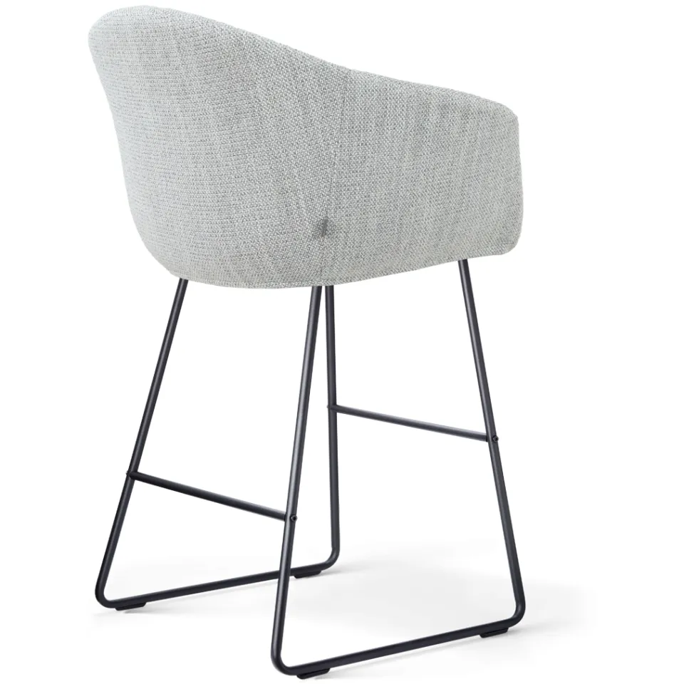 Nolon Nino-Otis barkruk grijs melange - zwart onderstel - 65 cm, foto 3