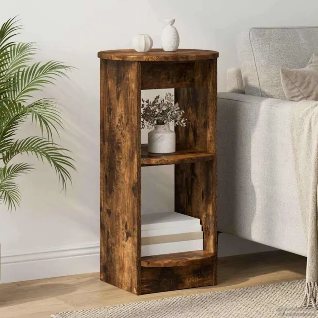 vidaXL Bijzetkast Gerookte Eik 40 x 40 x 75 cm Geconstrueerd hout bruin, foto 2