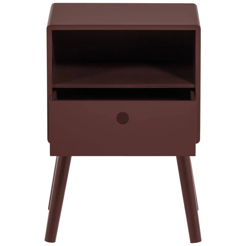 WOOOD Ozzy nachtkastje burgundy red, foto 4