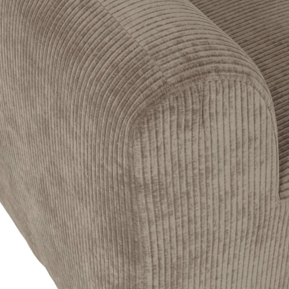 WOOOD Mojo Base eetbank met rugleuning donkerzand dark sand, foto 3