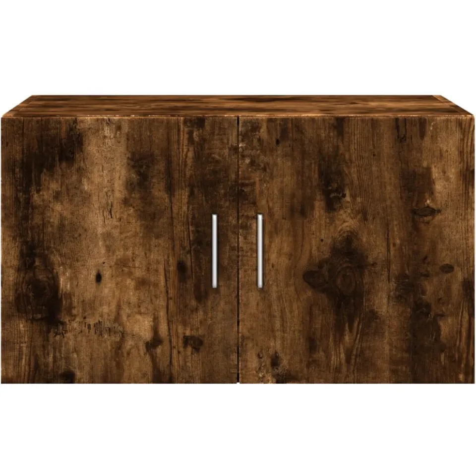 vidaXL Wandkast 70x42,5x40 cm bewerkt hout gerookt eikenkleurig, foto 4