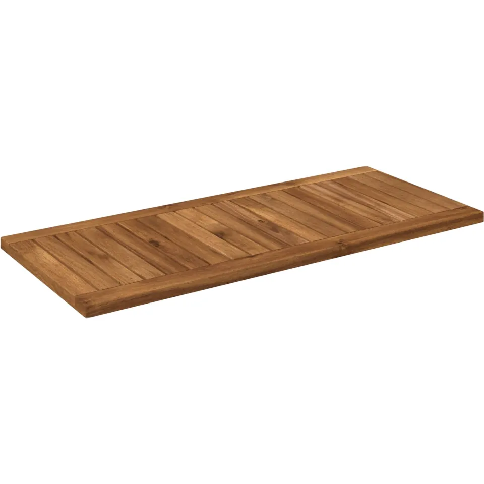 vidaXL Tafelblad LAREN 80,5 x 35 x 2 cm Rechthoekig Massief Acaciahout Bruin