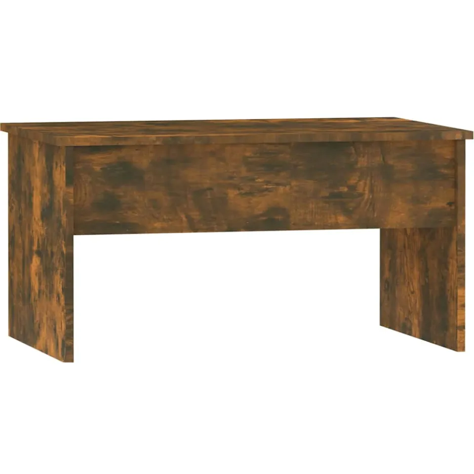 vidaXL Salontafel 80x50,5x41,5 cm bewerkt hout gerookt eikenkleurig, foto 4