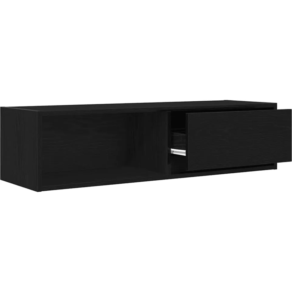 vidaXL Tv-meubelen 2 st 100x31x25,5 cm bewerkt hout zwart, foto 4