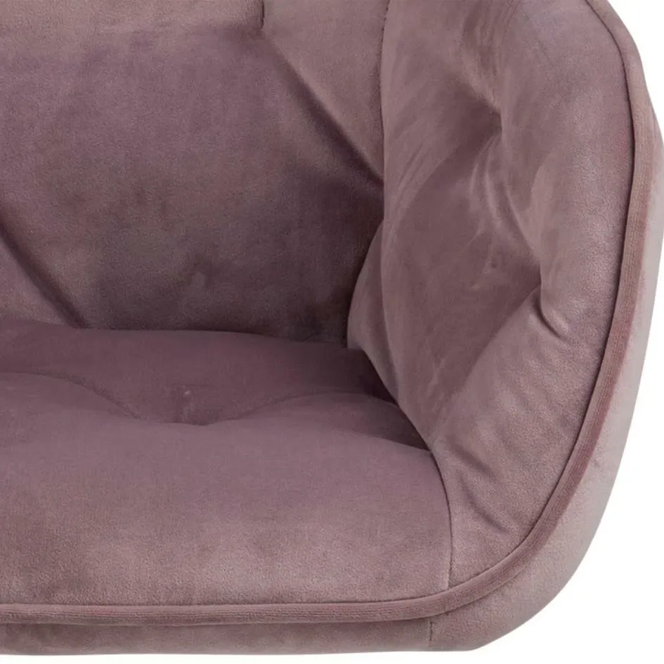 Bendt Loren Velvet bureaustoel dusty rose, foto 7