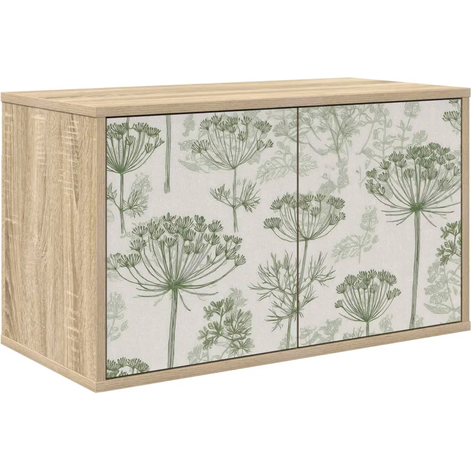 vidaXL Wandgemonteerd tv-meubel GOTHA 69 x 33 x 40 cm Sonoma Eiken, foto 3