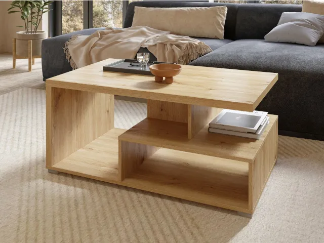 Mobistoxx Salontafel SERRIE kasjmier/carpenter eik