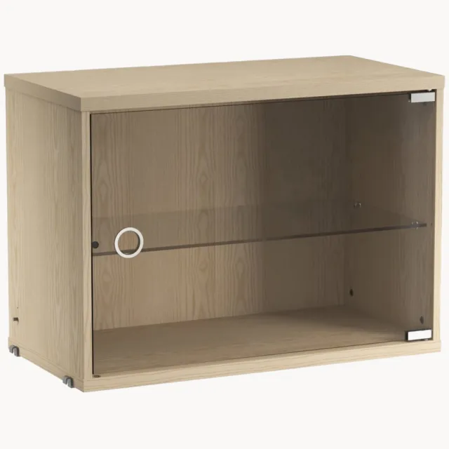 String Furniture Displaykast String System met draaideur, B 58 x D 30 cm Transparant