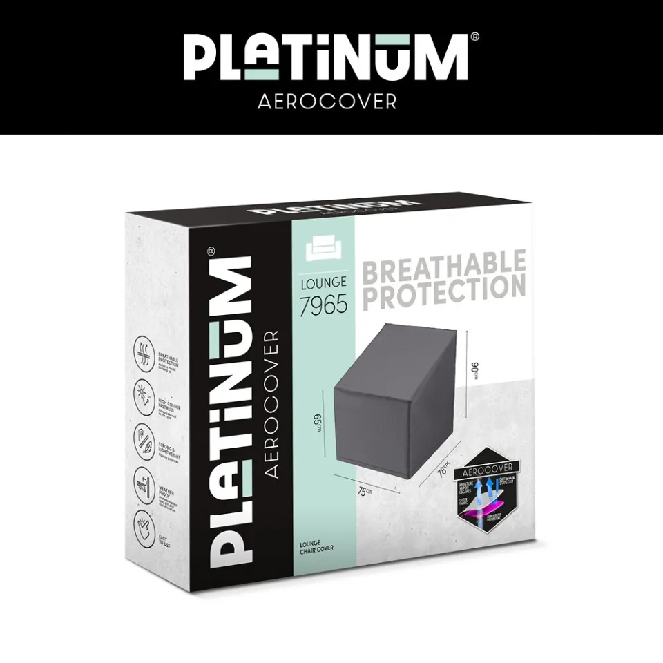 Platinum AeroCover loungestoelhoes 75x78x65-90 cm