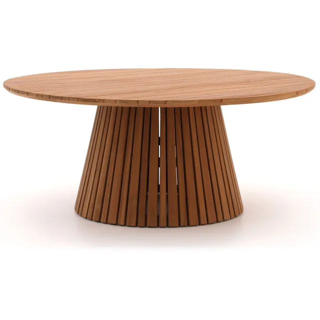 Bellagio tuinmeubelen Bellagio Santa Severina dining tuintafel ø180cm (h: 76cm) Bruin