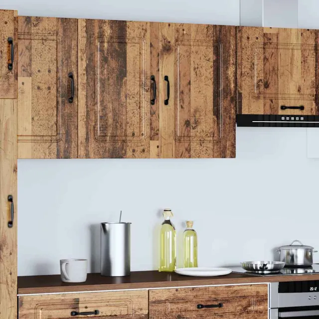 vidaXL Keukenbovenkast Kalmar bewerkt hout oud houtkleurig Bruin