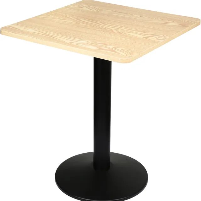 PIPIPOXER Eettafel Bistrotafel Bartafel Bijzettafel tuintafel MDF - Tafeltje - Hout 60*60*75cm - Houttint