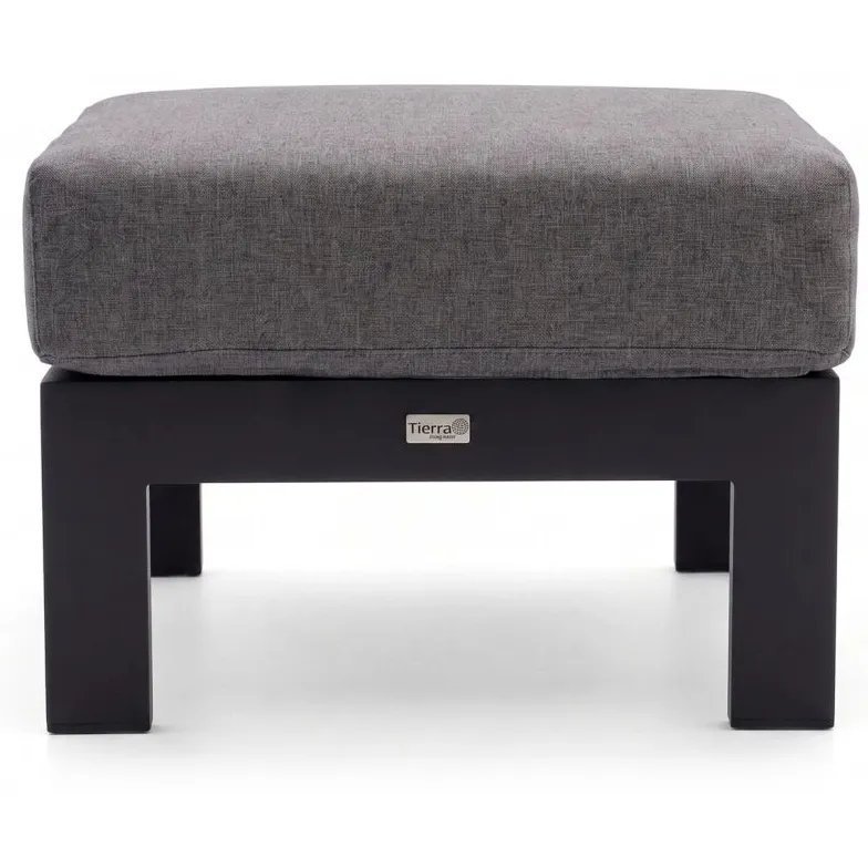 Bellagio tuinmeubelen Bellagio Musone lounge voetenbank 61x62cm Zwart