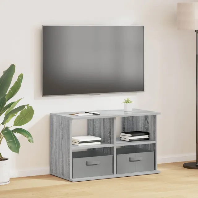 vidaXL TV-standaard 79 x 40 x 48 cm Grijs Sonoma