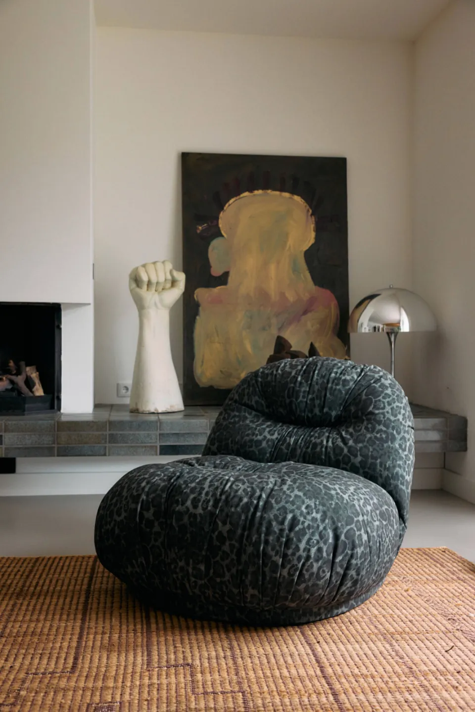 HKLIVING fauteuil Meloa diepgroen panther, foto 5