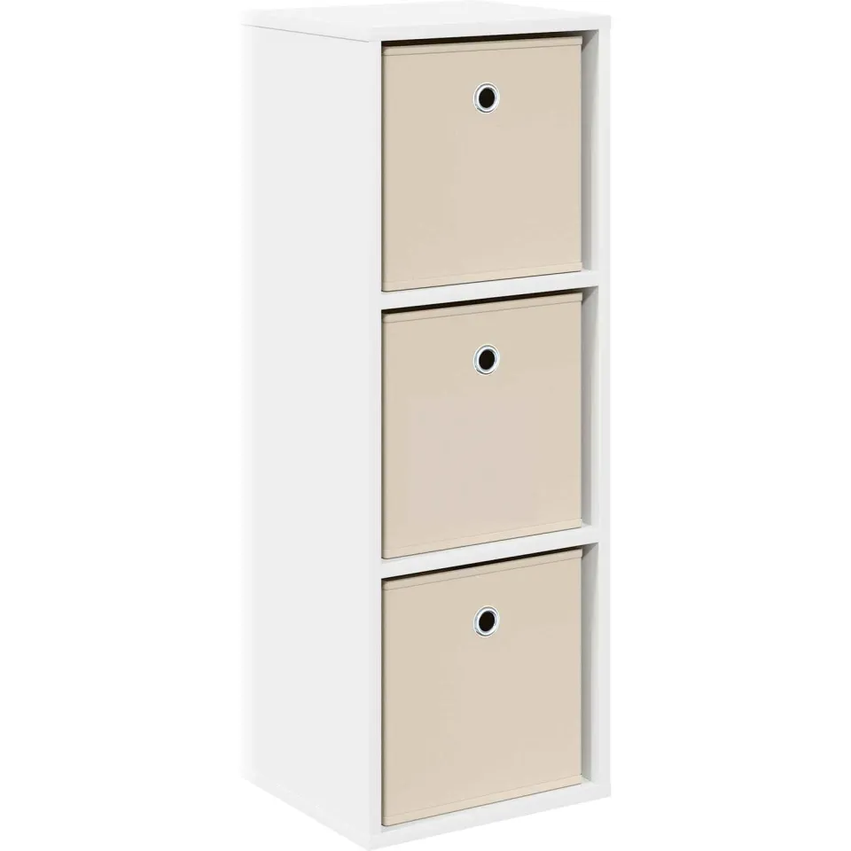 vidaXL Dressoir met lade Wit 30,5 x 27 x 84,5 cm, foto 3