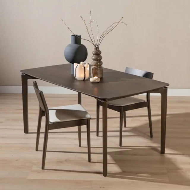 Bronx71 Scandinavische eettafel Cala walnoot 220 x 100 cm Hout