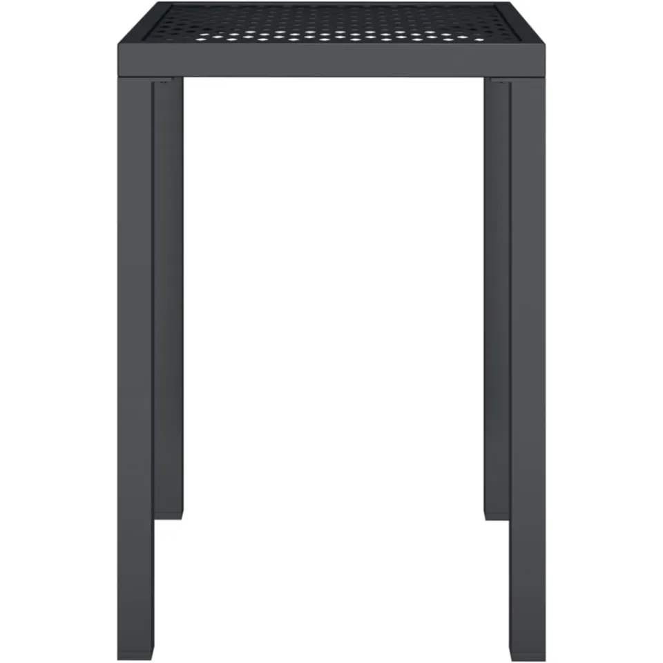 vidaXL Tuintafel 50x50x72 cm staal antracietkleurig