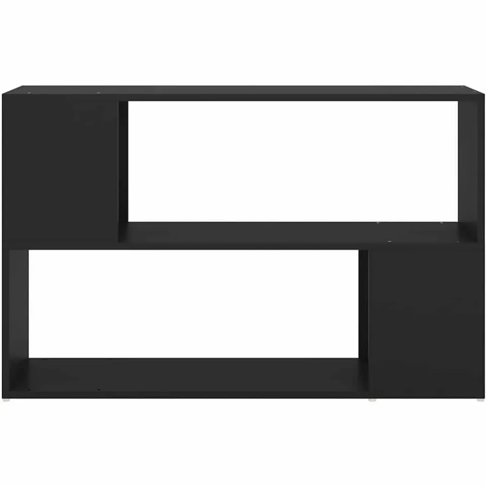 vidaXL Boekenkast 100x24x63 cm bewerkt hout zwart, foto 4