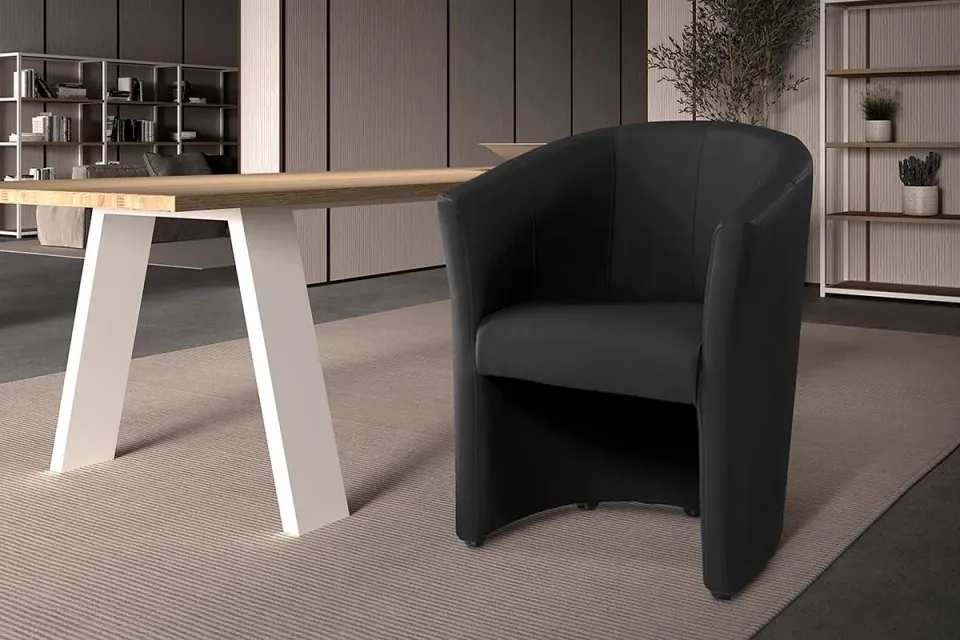fauteuil Steven zwart, foto 2