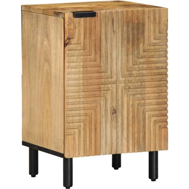 vidaXL Badkamerkast 38x33,5x58 cm massief mangohout bruin