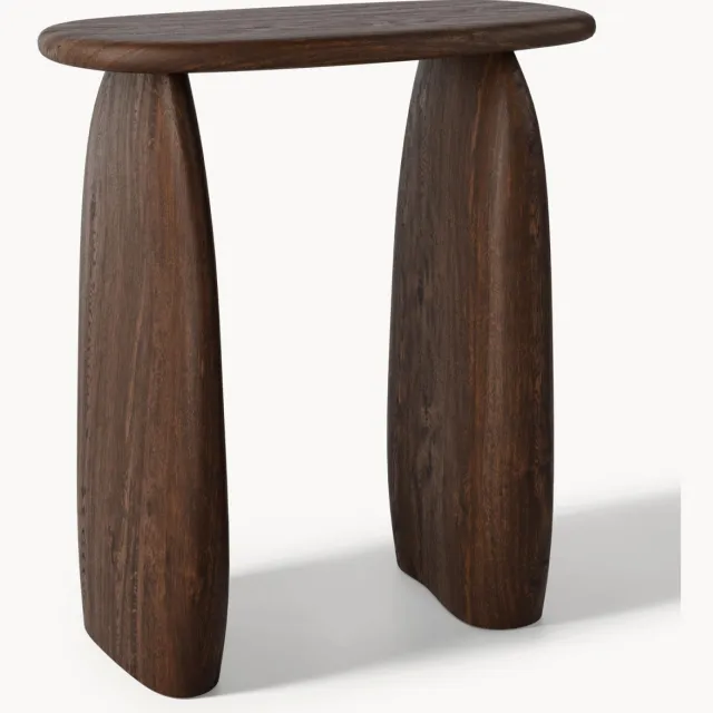 Westwing Collection Wandtafel Pamuk van mangohout bruin