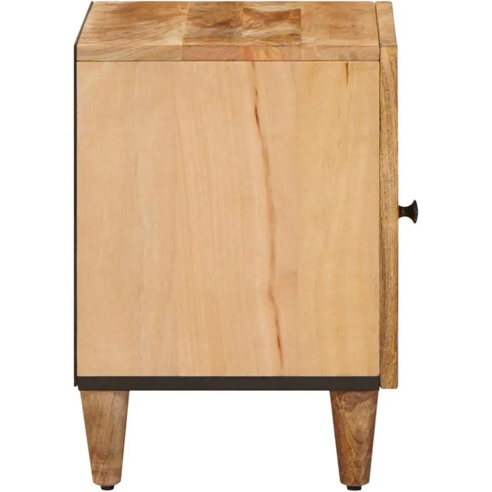 vidaXL Nachtkastje Bruin 40 x 33 x 46 cm Massief Mango Hout, foto 4