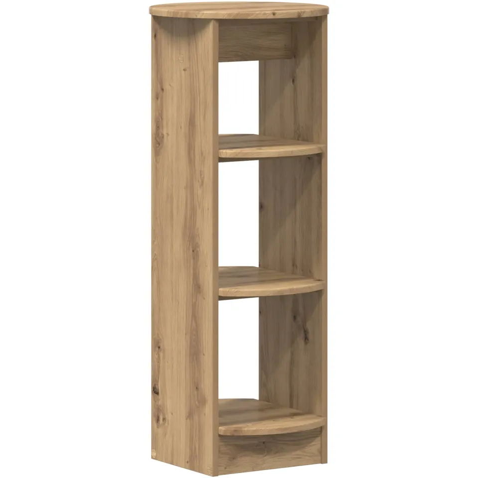 vidaXL Bijzetkast Artisanaal eiken 40 x 40 x 100 cm Geconstrueerd hout, foto 3