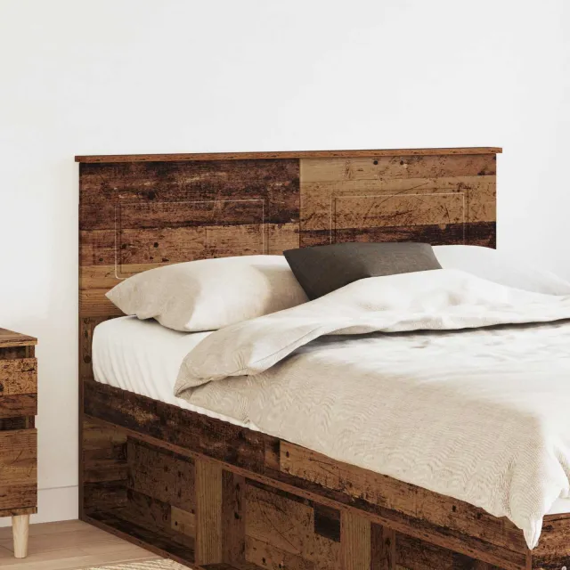vidaXL Hoofdbord Oud Hout Bewerkt hout Bruin