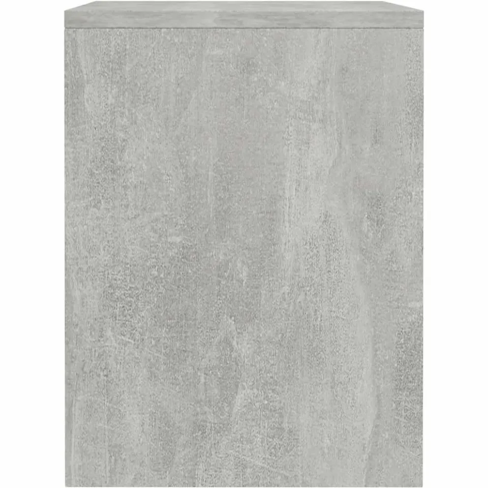 vidaXL Nachtkastje 40x30x40 cm bewerkt hout betongrijs grijs, foto 4
