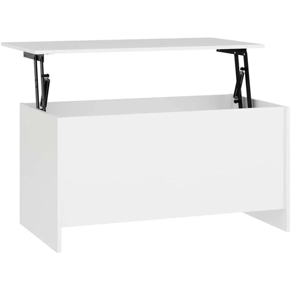 vidaXL Salontafel 102x55,5x52,5 cm bewerkt hout wit