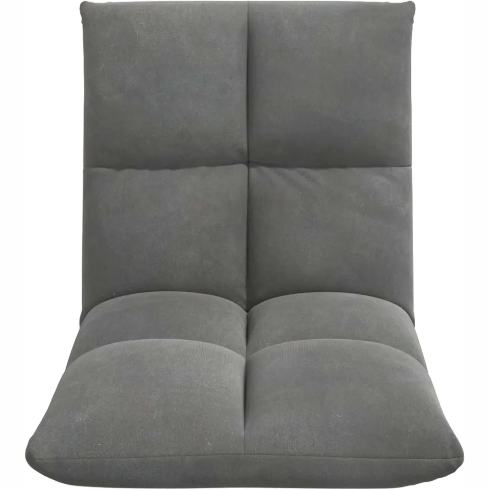 vidaXL Verstelbare vlo stoelen Donkergrijs Fluweel, foto 4
