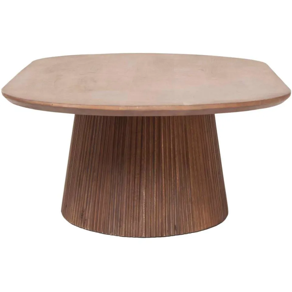 Giga Meubel Salontafel Salvador - Donkerbruin Hout - 140x70x38cm, foto 2