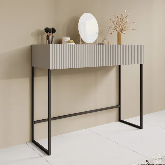 MEUBELLA Capri - Kaptafel - Beige - 100x32 cm