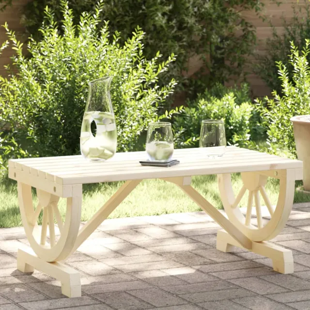 vidaXL Tuintafel 90x50x40 cm massief vurenhout Bruin