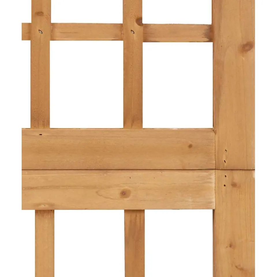 vidaXL Kamerscherm/trellis met 5 panelen 201,5x180 cm vurenhout bruin, foto 4