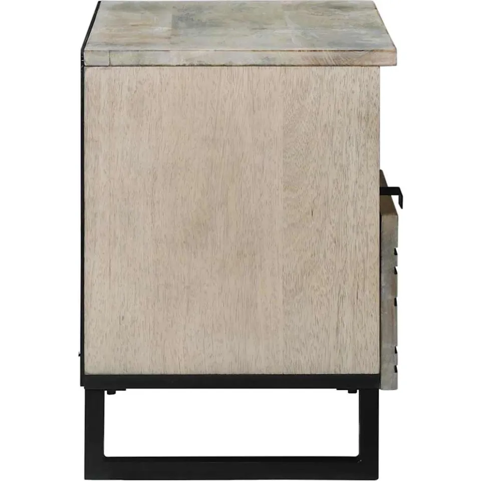 vidaXL TV Eenheden 80 x 33 x 46 cm Wit Bewerkt hout, foto 4