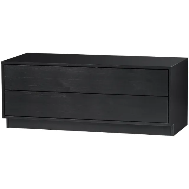 WOOOD Finca tv-meubel zwart deep black