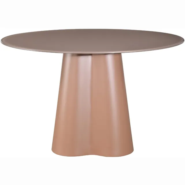DÉJA Living Eettafel Esra - Rond Terra Glas/MDF - 120x120x76cm