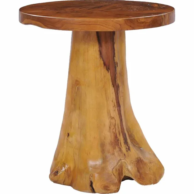 vidaXL Salontafel 40x40 cm massief teakhout Bruin