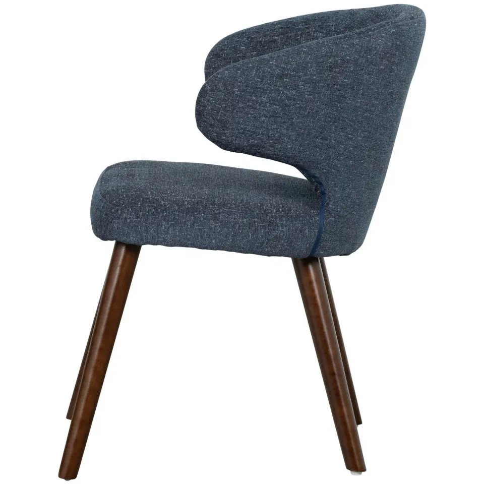 vtwonen Cape eetkamerstoel blauw gemeleerd, foto 3