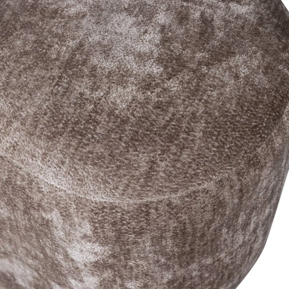 WOOOD Popular Organische Poef - Polyester - Taupe - 43x73x49, foto 5