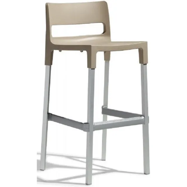SCAB Design Design barkruk S•CAB Model DIVO. Verkrijgbaar in kleur beige. Verpakt per 4 stuks en 5 jaar garantie!