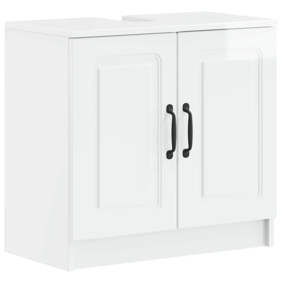vidaXL Badkamer wastafelkast UTRECHT Hoogglans Wit 59,5 x 31,5 x 59 cm, foto 3