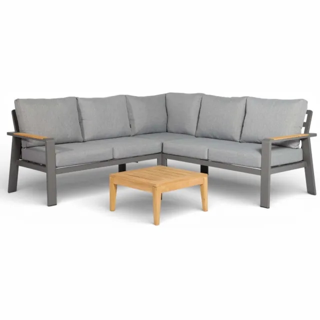 Belito Lotte Loungeset Hoekbank Nr. 13 | Antraciet Aluminium | 220 x 220 cm | 5-persoons