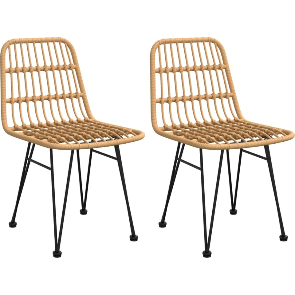 vidaXL 3-delige Tuinset poly rattan bruin, foto 3