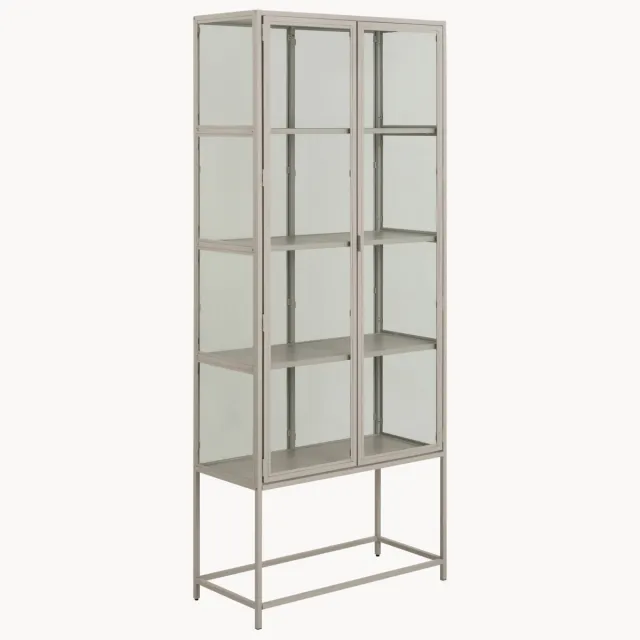 AC Design Vitrine Seaford Grijs