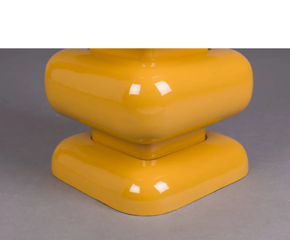 Dutchbone Stubby bijzettafel geel, foto 6